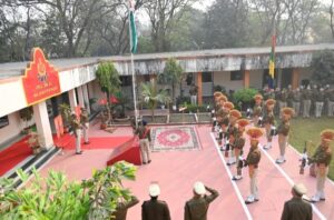 सशस्त्र सीमा बल के क्षेत्रीय मुख्यालय भिलाई में गणतंत्र दिवस पर ध्वजारोहण